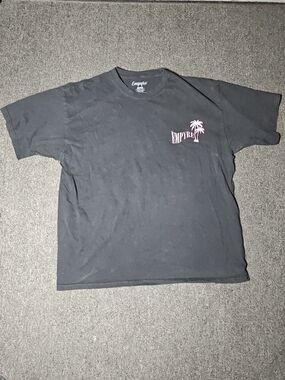 Empyre Black Graphic Palm Logo Tee - Men's Casual Shirt Size XL